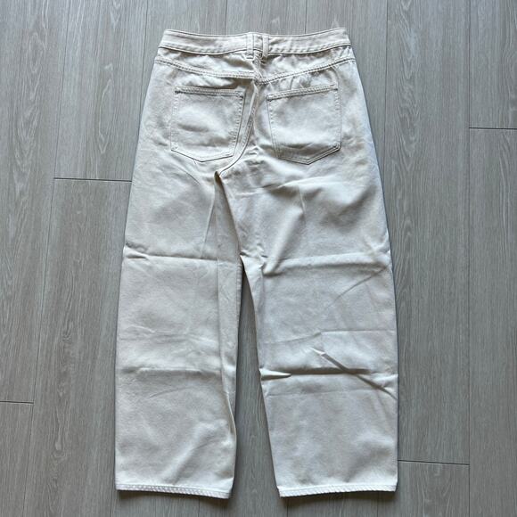 J Crew Barrel Leg Jean Womens 28 Ecru Wash - Picture 4 of 11